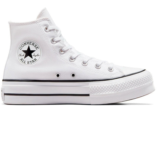 Chucks - All Star Plataforma Lona Blanca alta