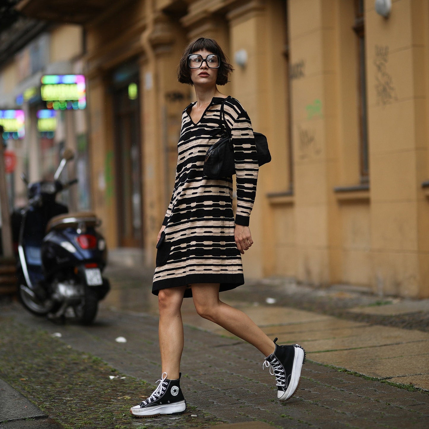 Chucks - Star Run Lona Negra