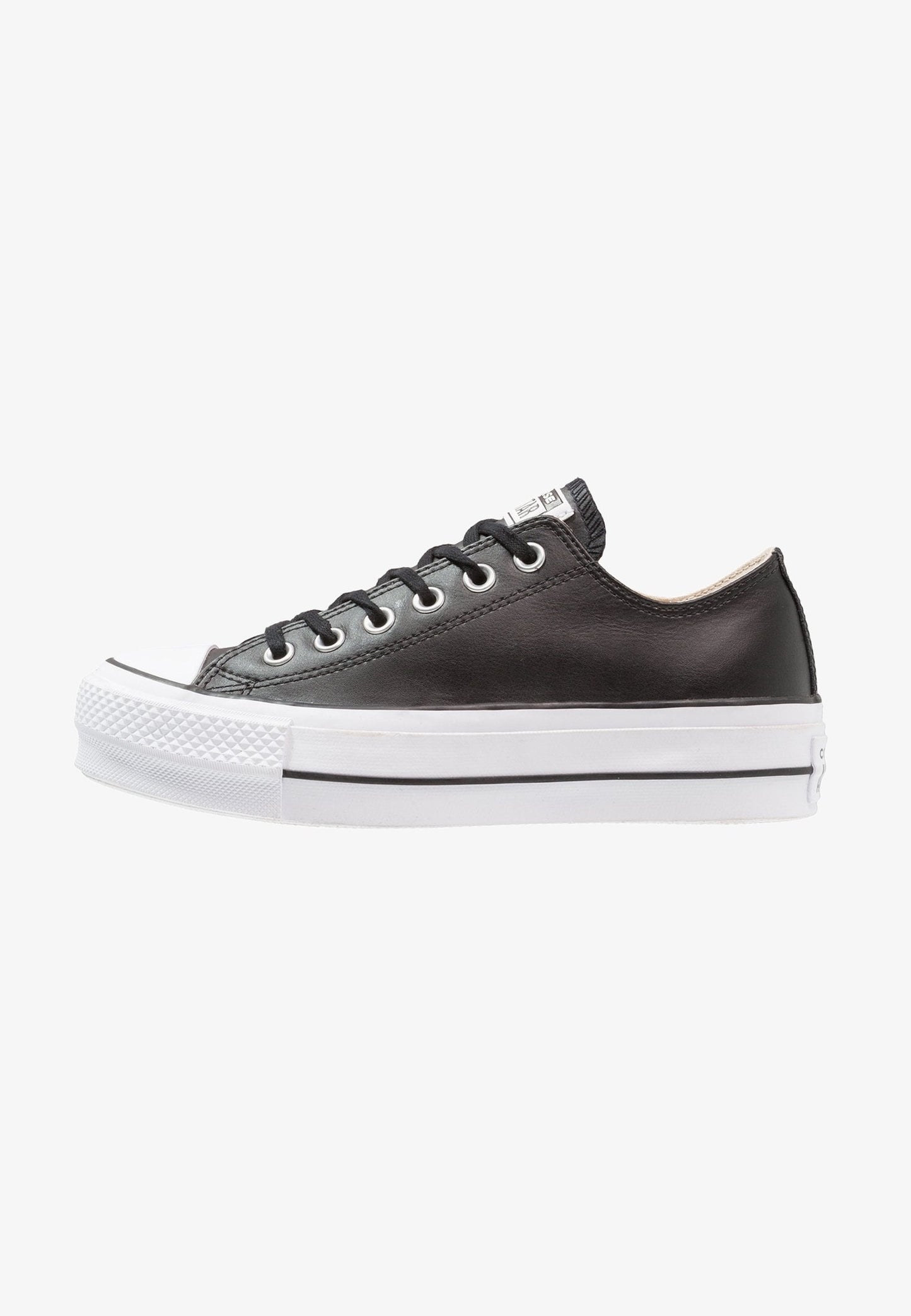 Chucks - All Star Plataforma PoliPiel Negra baja