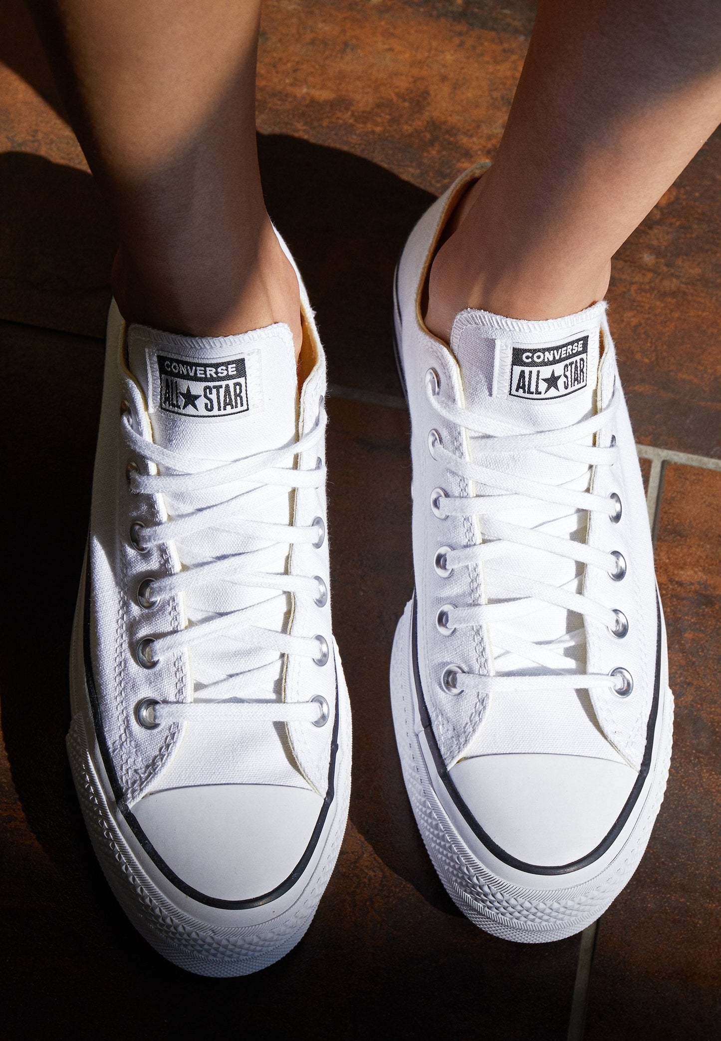 Chucks - All Star Lona Blanca baja