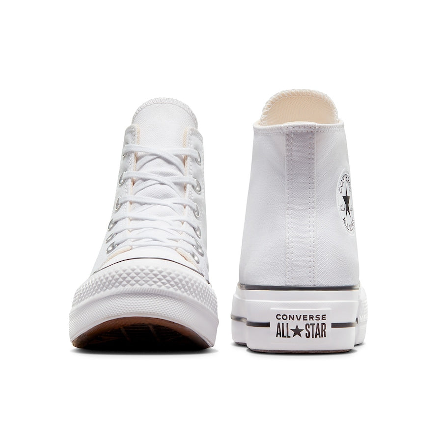 Chucks - All Star Plataforma Lona Blanca alta
