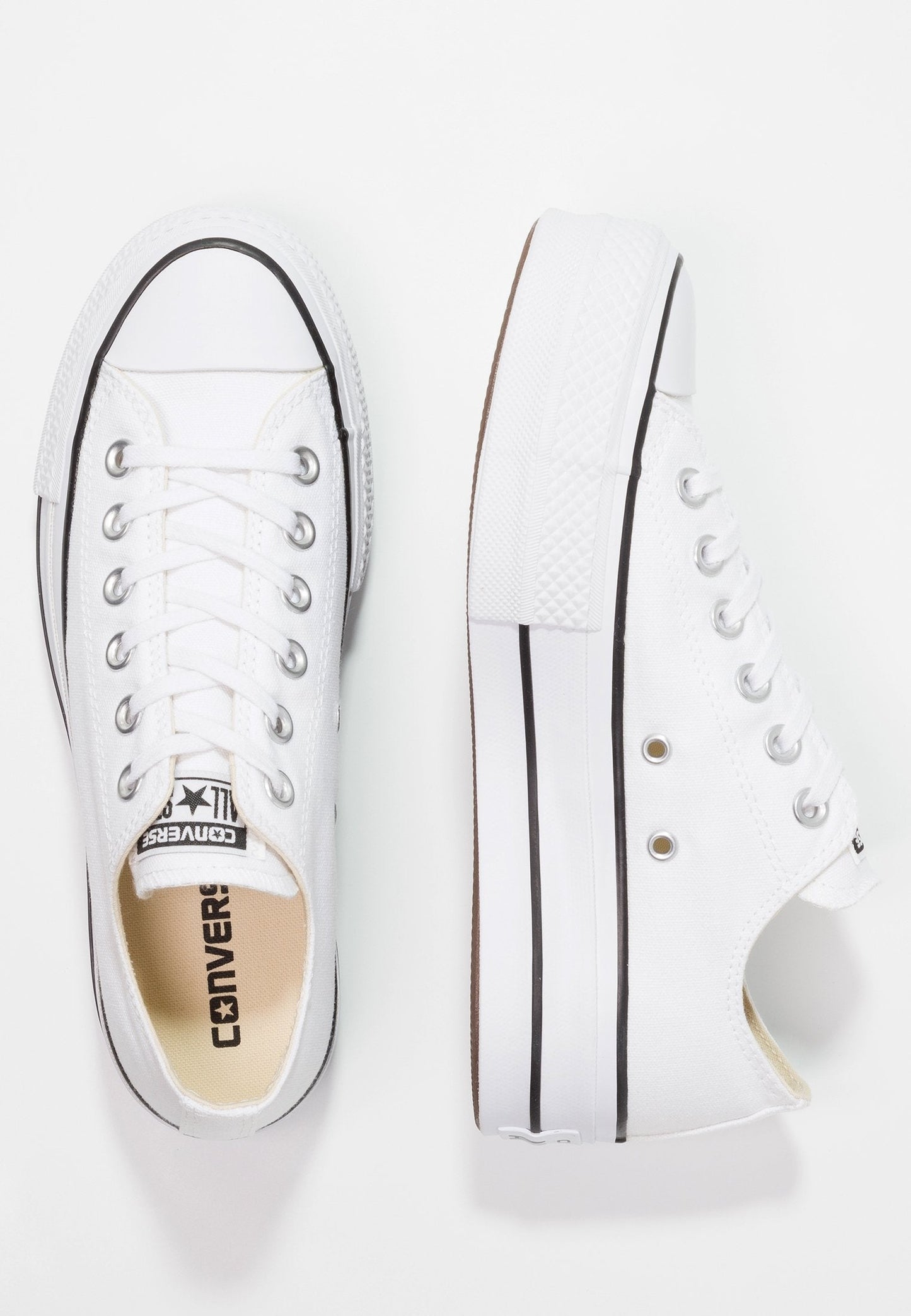 Chucks - All Star Lona Blanca baja
