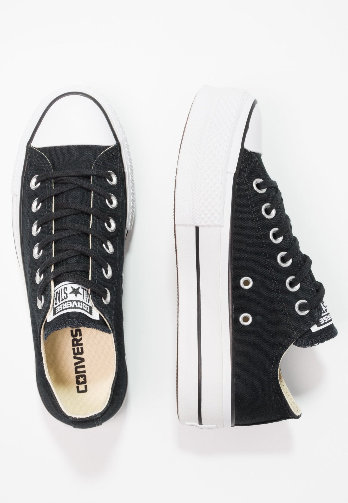 Chucks - All Star Plataforma Lona all-black baja