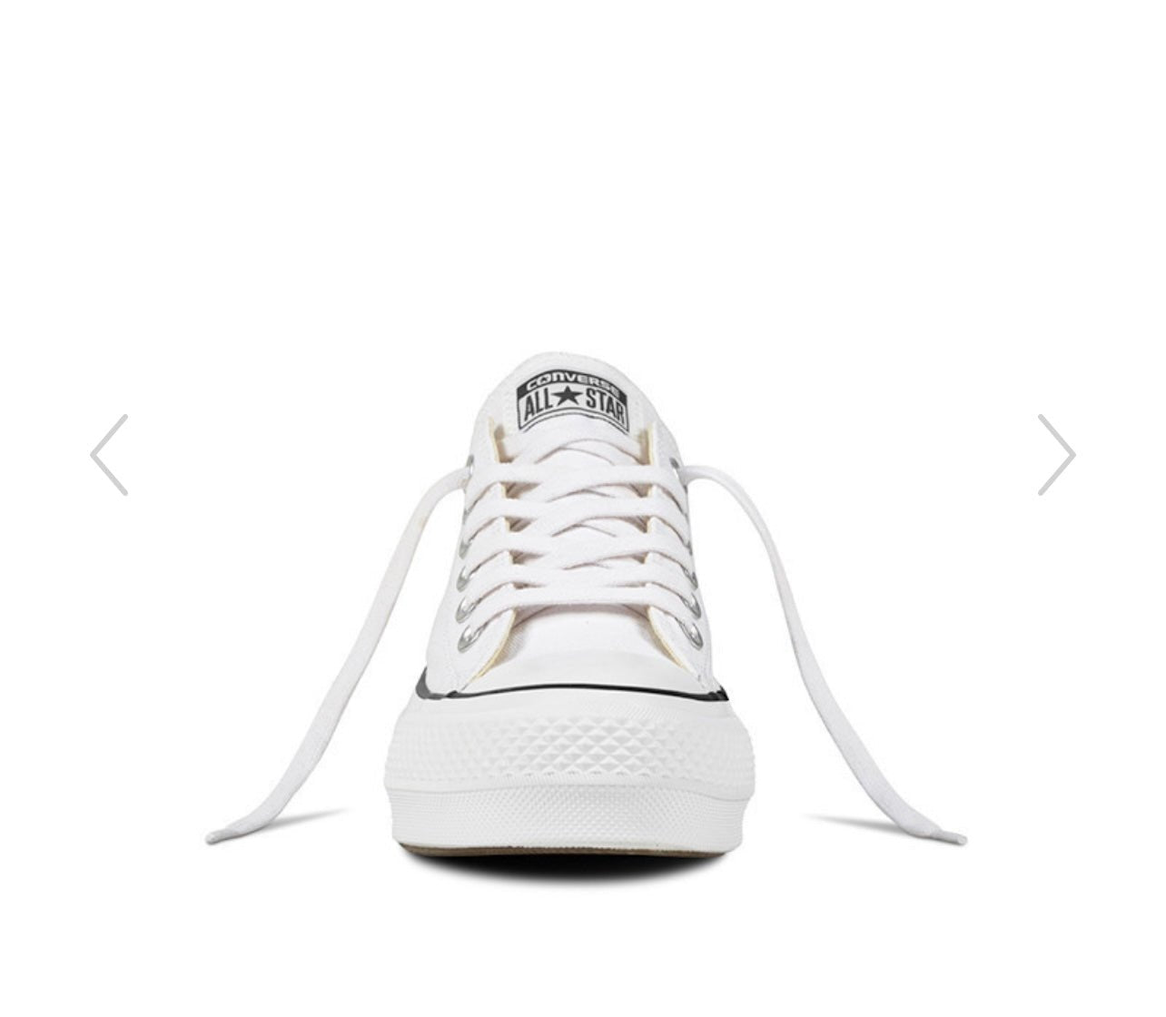 Chucks - All Star Plataforma Lona Blanca baja